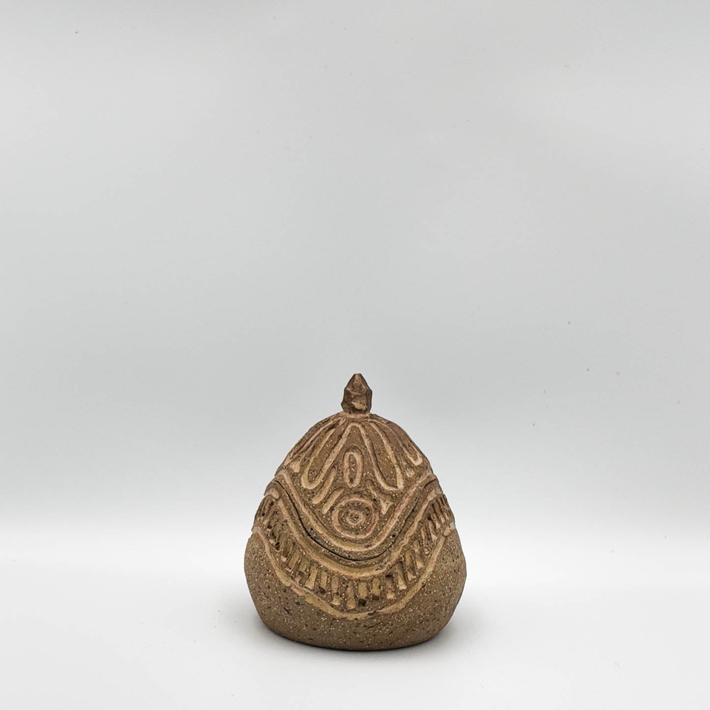 T002 - Stoneware Lidded Vessel