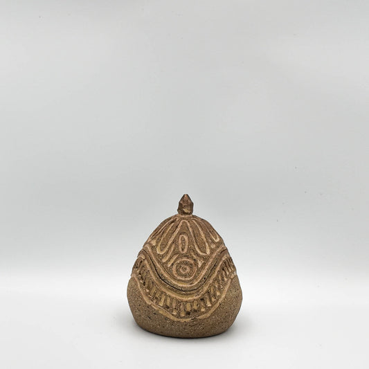 T002 - Stoneware Lidded Vessel