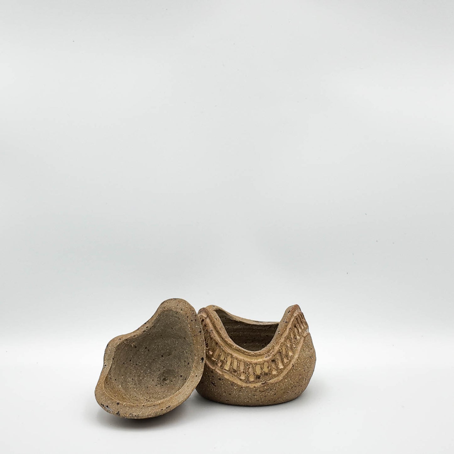 T002 - Stoneware Lidded Vessel