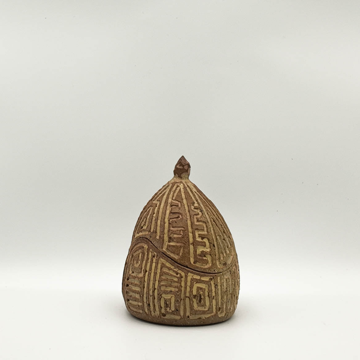 T005 - Stoneware Lidded Vessel