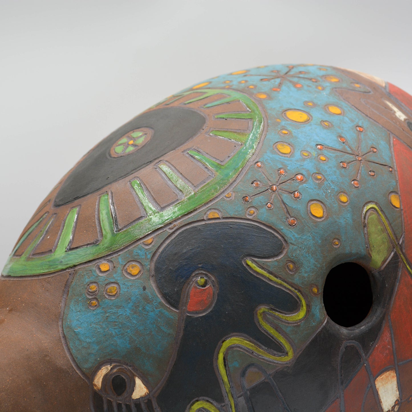 UD001 - Seed of Life Udu Drum