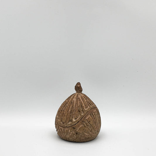 T001 - Stoneware Lidded Vessel