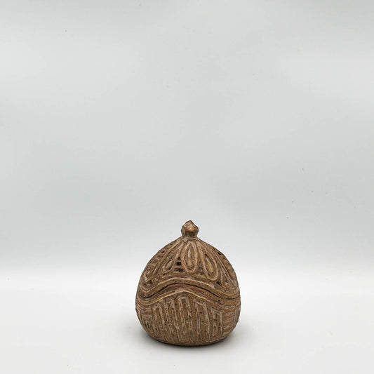 T004 - Stoneware Lidded Vessel
